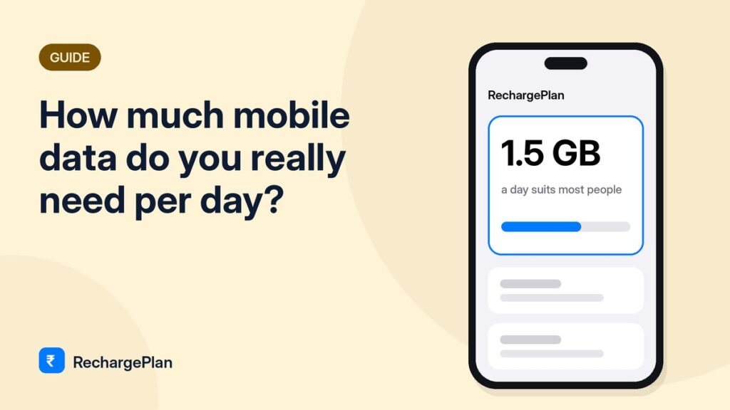 How much mobile data do you really need per day?